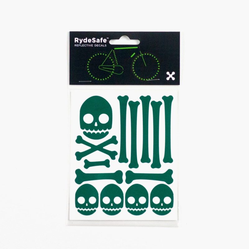 07 rydesafe reflective decals skull and bones green 1024x1024 2x e8fcd61f 4f23 482f 9239 59b30518bb54