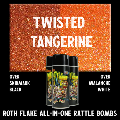 Orange Flake spray paint Roth Flake Orange spray paint