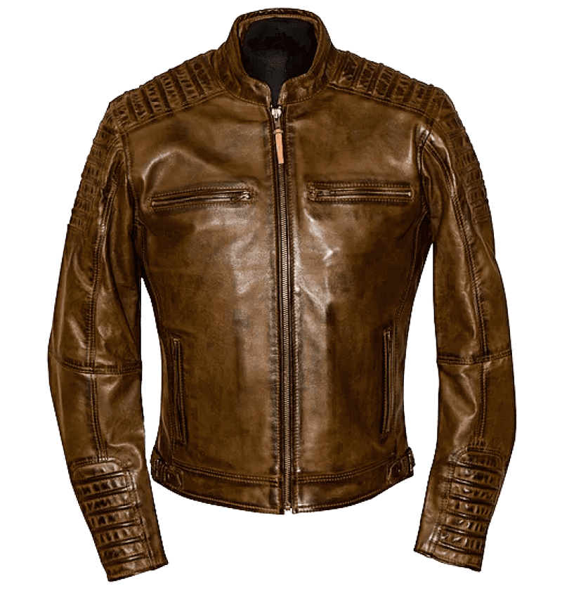 BROWNMOTOLEATHERJACXKETFRONTCOOPERNB