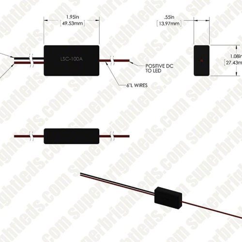 BrakeLightFlasherModuleforebikeslsc 100a digimark