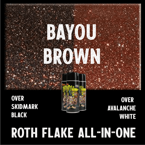 Brown Flake Spray Paint Roth Flake rattle bomb