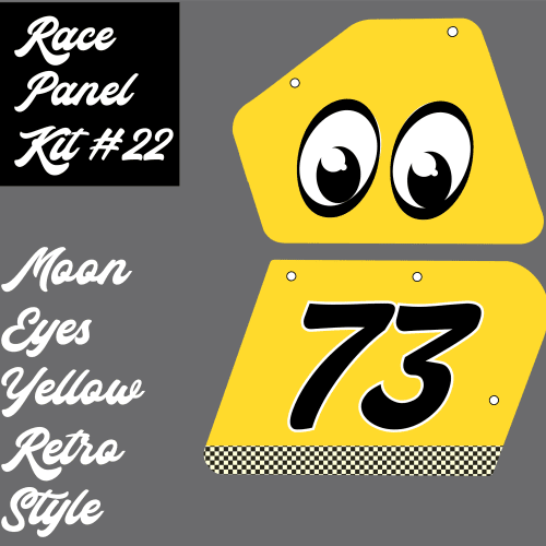 CustomSuper73RacePlate 22MooneyesYellow