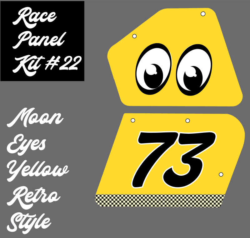 CustomSuper73RacePlate 22MooneyesYellow