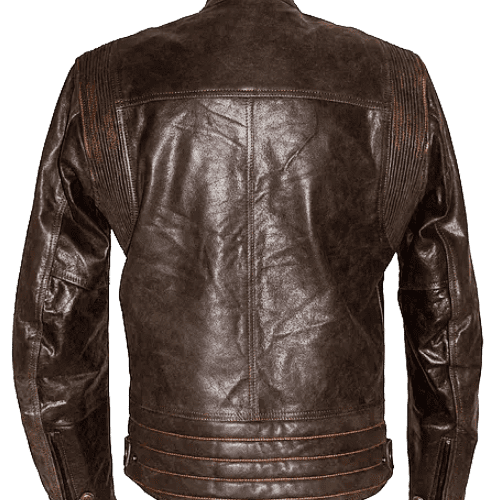 MOTOLEATHERJACKETORANGESTRIPEREARNB