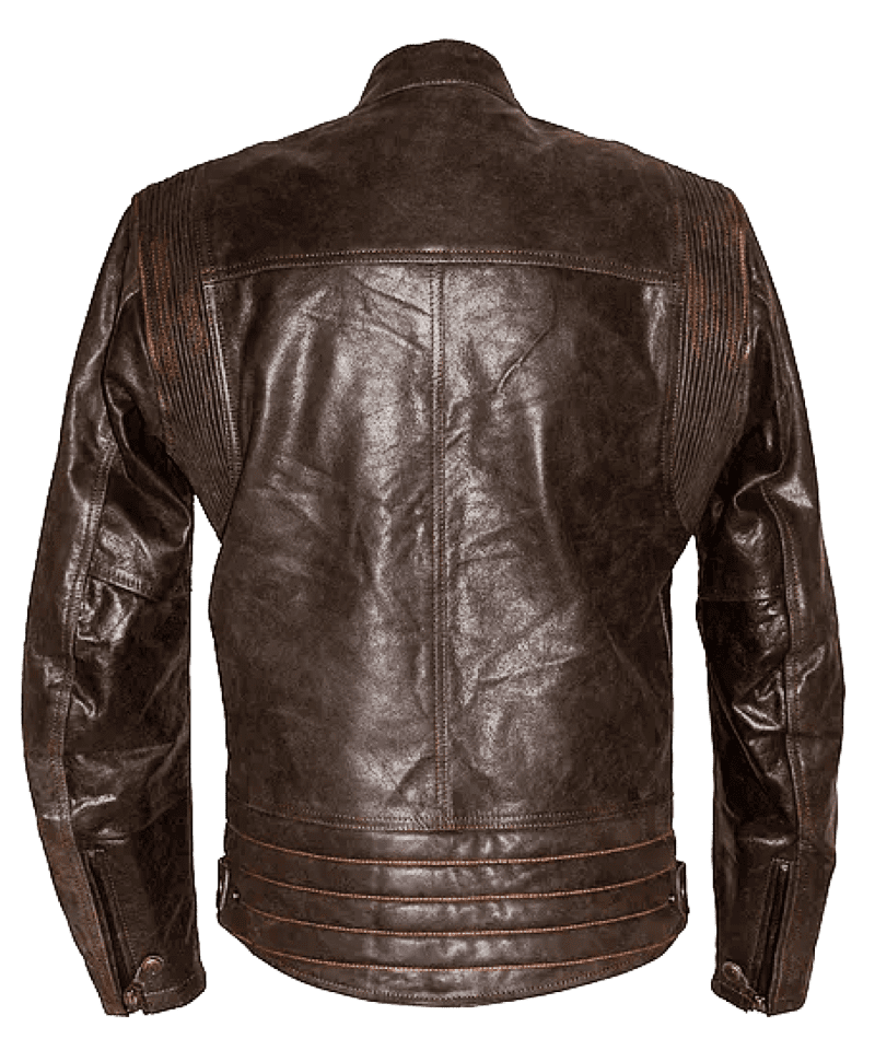 MOTOLEATHERJACKETORANGESTRIPEREARNB