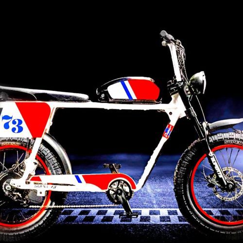 Super73 Decal Set Red White Blue Electric Bikes