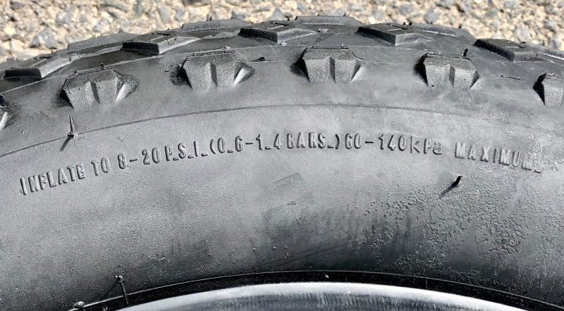 Mission Command tire black 204 20x4 Fatbike 4