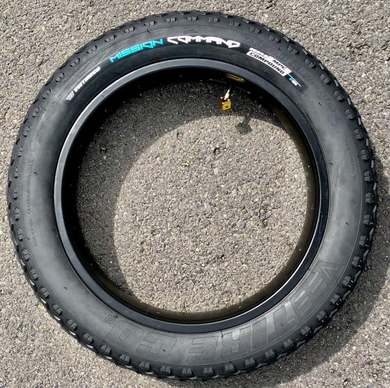 Mission Command tire black 204 20x4 Fatbike 5