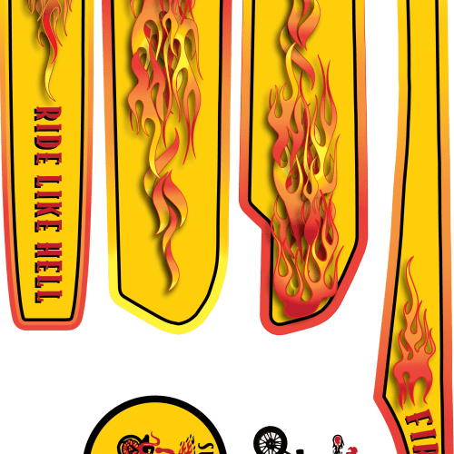 Super73 Fireball decal set by Custom73