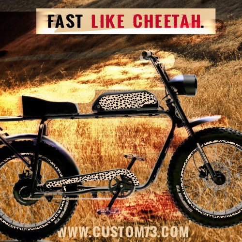 Super 73 Cheetah Decals by Custom 73