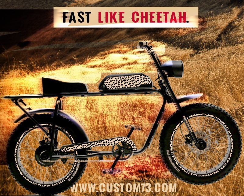 Super 73 Cheetah Decals by Custom 73