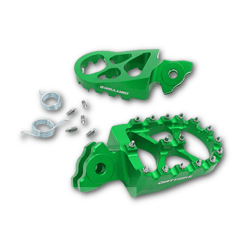 Surron Sur Ron Light Bee LBX GreenPegs db CNC aluminum footpeg green